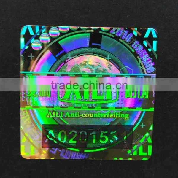 3D Dot Matrix Hologram Anti-counterfeiting Sticker Manufacturer photo-5