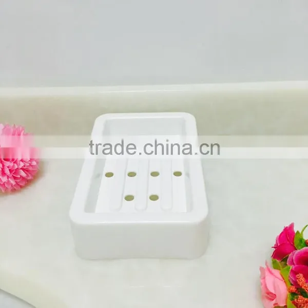 White Platsic Cheap Promotional Soap Dish photo-6