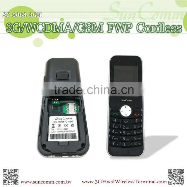 FCC SC-397-GH3G 3G WCDMA GSM Fixed Wireless Phone Cordless With Bluetooth, Color TFT LCD 2.4", Dock Power Charger photo-5