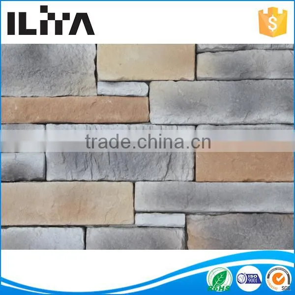 China Factory Mix Color Artificial Wall Stone Veneer For Wall Cladding photo-4