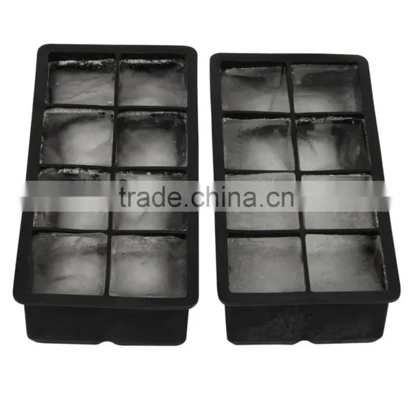 2 Inch Cubes Keep Your Drink Chilled For Hours Without Diluting It Silicone Large Ice Cube Tray photo-3