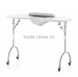 Nail salon cheap folding white manicure table