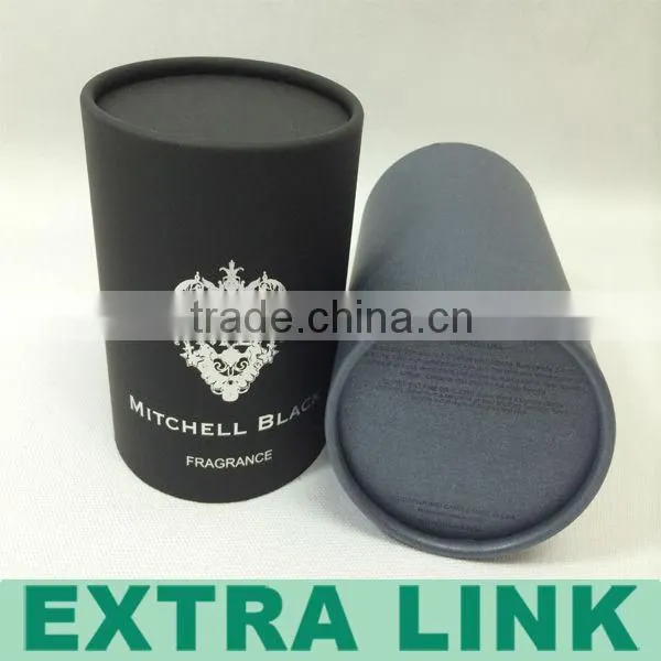 Black Paper Tube Cardboard Candle Paper Tube Packaging photo-2