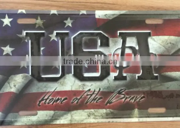 Wholesale Custom Embossed Vintage Metal Tin Sign, Retro Metal Tin Plaque, Home Decoration Tin Plate photo-4