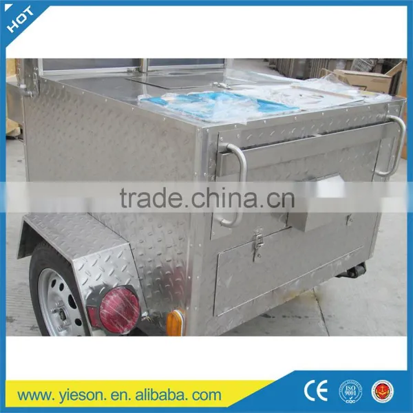 Stainless Steel Hot Dog Vending Carts for Sale photo-3