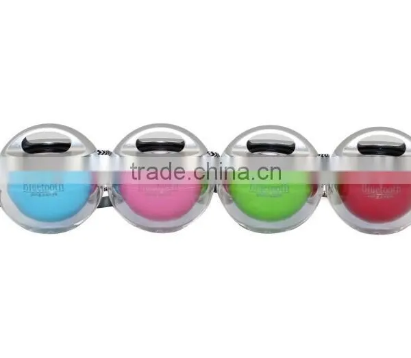 Mini Portable Splashproof Bluetooth Car Speakers With Microphone AUX Port Crytal photo-6