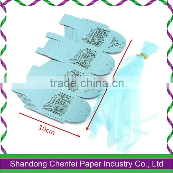 Wholesale Wedding Candy Laser Cut Paper Box photo-6