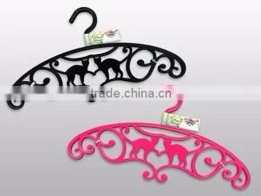 Silhouette Clothes Plastic Hanger 2P Cat