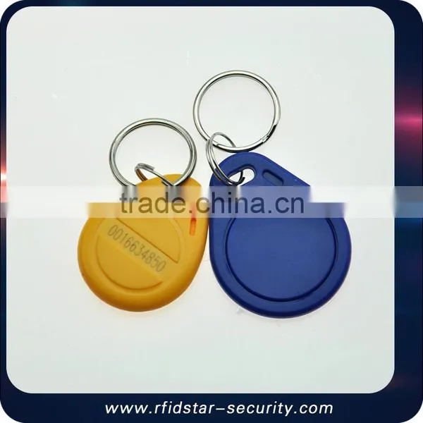 Blank Colorful ABS Em4001 Rfid Key Tag With Smart Chip photo-3