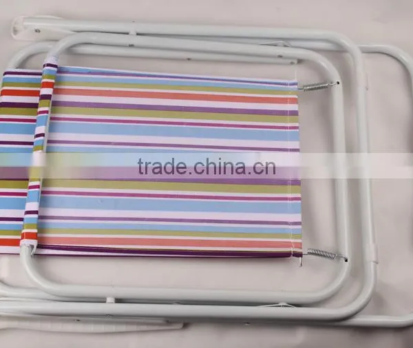 HOT SELL METAL COLOR STRIPE OUTDOOR FOLDING CHAIR photo-6