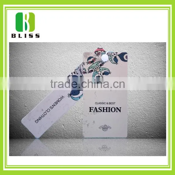 Special String Double Fancy Clothing Paper Hang Tags Wear for Garment photo-3