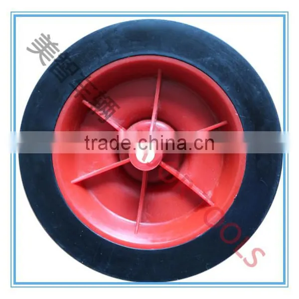 7X1.75 Semi-pneumatic Rubber Wheel for Tool Carts photo-2