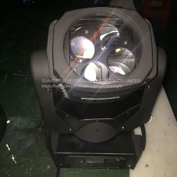4x25w Белые светодиоды LED RGB/ RYB Цветовой круг Сверхъяркий луч 4x25w LED Движущаяся головка луча, Сверхъяркий DJ светодиодный прожектор-луча 100w photo-2