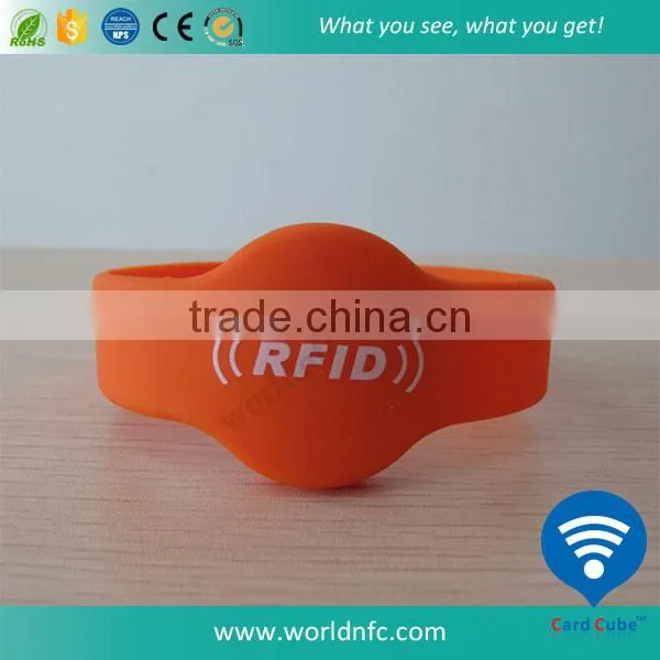NFC Type NTAG213 Smart Silicon Waterproof Wristband photo-3