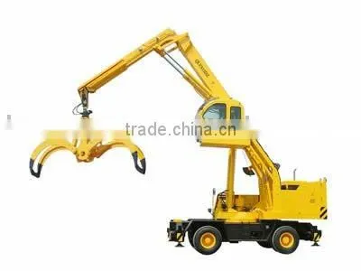 Wheeled Folded Boom Grabbing Crane