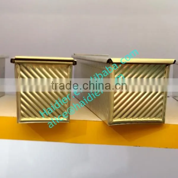 High Quality Golden Color Coated Non-stick Alloy Aluminum Pullman Pan/toaster Oven Baking Pans photo-5
