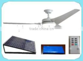 Vent Goods Ceiling Rechargeable Solar Battery Powered Cooling Fan DC (Brushless Motor) Fans photo-2