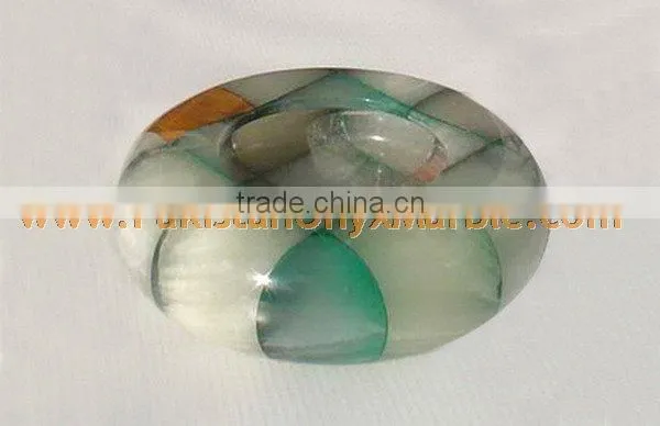 Wholesale Hand Painted ONYX CIGARETTE ASHTRAY HANDICRAFTS photo-2