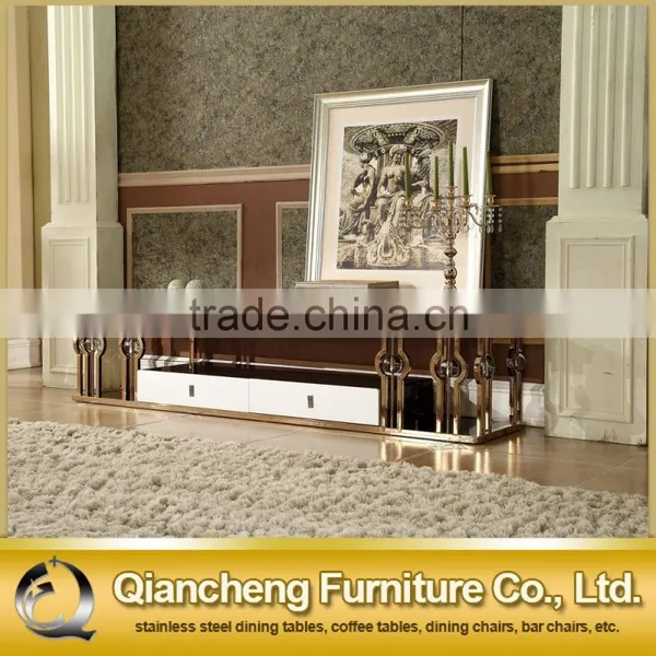Dining Room New Model tv Cabinet Design With Showcase photo-2