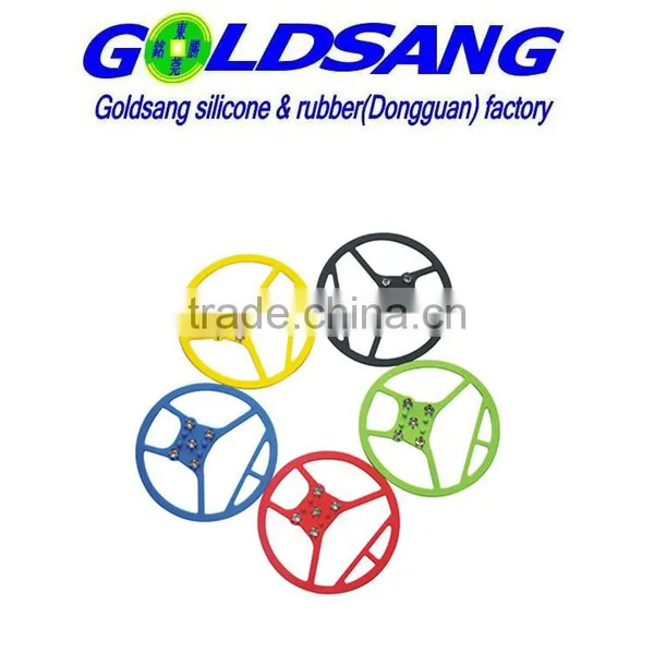 Round-shaped Silicone Crampon Outdoor Snow Shoes Cover photo-5