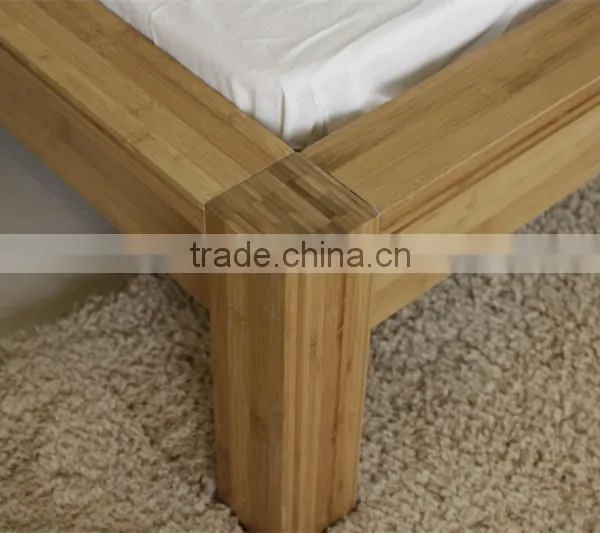 Chinese Manufacture Bamboo Material Soft Queen Bed Design Furnitue photo-3