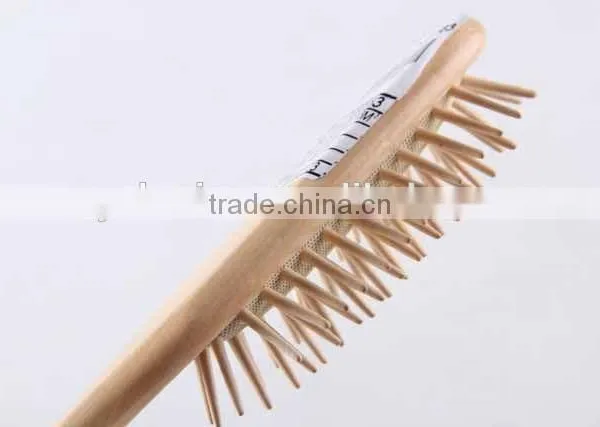 64 Holes Wooden Message/comb Hair Brush photo-4