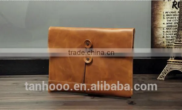 Hot Sale Men's Real Leather Business Clutch Wrist Bag Handbag Organizers Briefcase Wallet photo-4