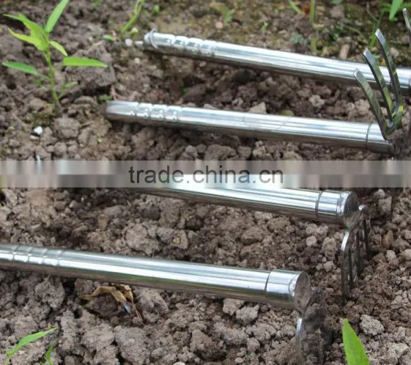 High Grade Stainless Steel Mini Digging Garden Hoe photo-3