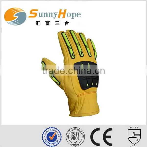 Fashion Mechanic Gloves Leather Working Gloves photo-2