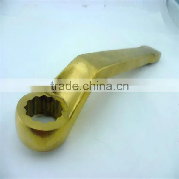 Offset Striking Box Wrench 27~120mm Hammer Striking Spanner Alloy Non Sparking Hand Tools Brass Spanner photo-3