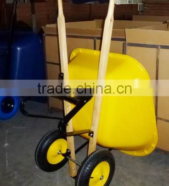 Plastic Double -Wheel Wheel Barrow for US Market photo-2