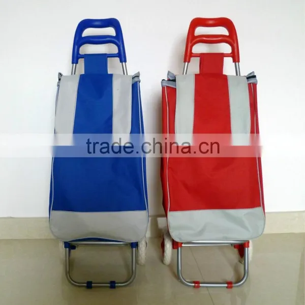 Wholesale Foldable Trolley Shopping Bag Vegetable, Promotion Bags for Shopping photo-2