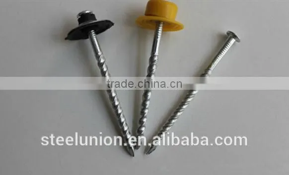 Twist Shank Roofing Nails With Plastic Cap photo-4