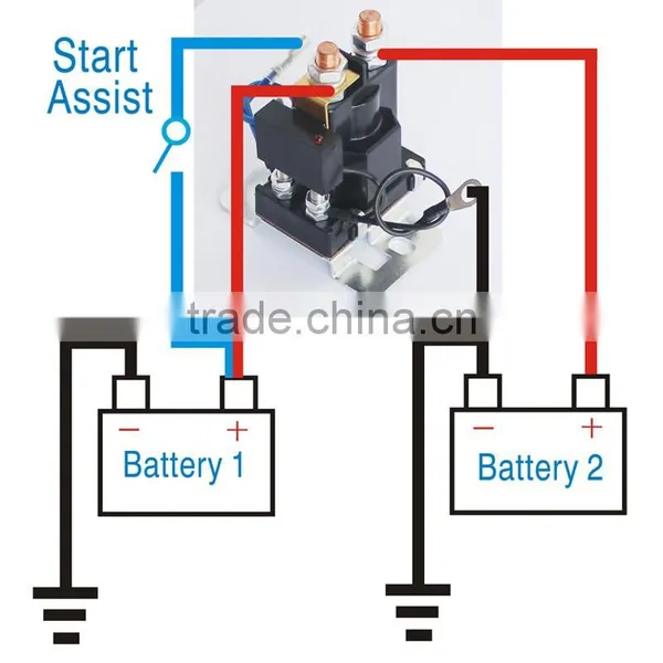 Dual Power Battery Isolator DC12V 24V 200A Auto Increase Battery photo-2