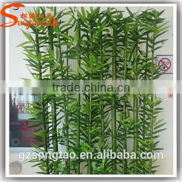 China Newest Ourdoor Decorative Artificial Green Bamboo Poles Wholesale photo-3