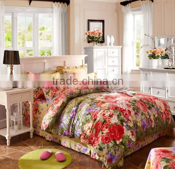 Chinese Polyester Digital Printed Logo Duvet Cover photo-3