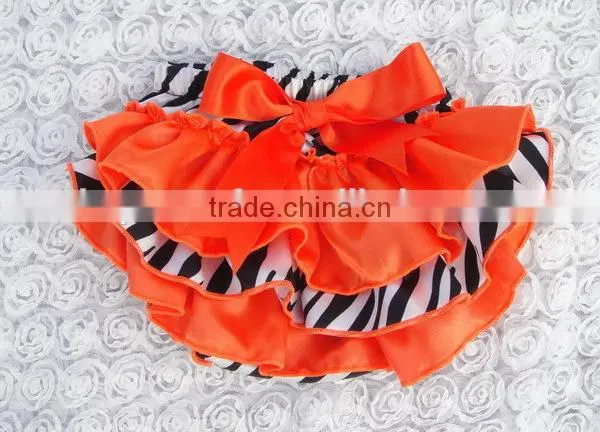 2016 Wholesale Baby Ruffle Bloomers Newborn Cloth Diapers Covers Baby Organic Cotton Bloomers photo-6