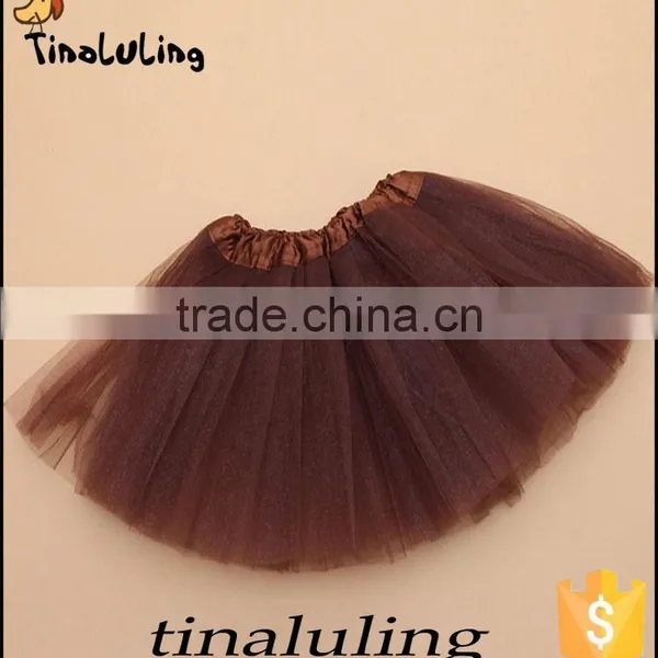 2016 LATEST CLASSICA BALLET TUTUS GIRLS CHOCOLATE BROWN KIDS SKIRTS CHILDREN PETTISKIRTS photo-2