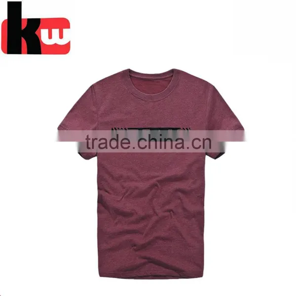 Custom High Quality Men Plain T-shirt With Pigment Print 100% Cotton Tee Shirts for Man