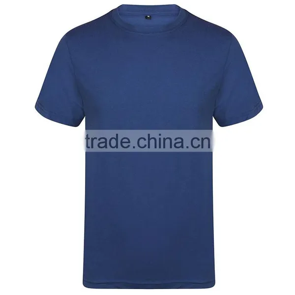 Guangzhou Shandao OEM Factory Summer Plain O-neck Short Sleeve 180g 40% Cotton 60% Polyster Custom Athletic Fit Shirt photo-2