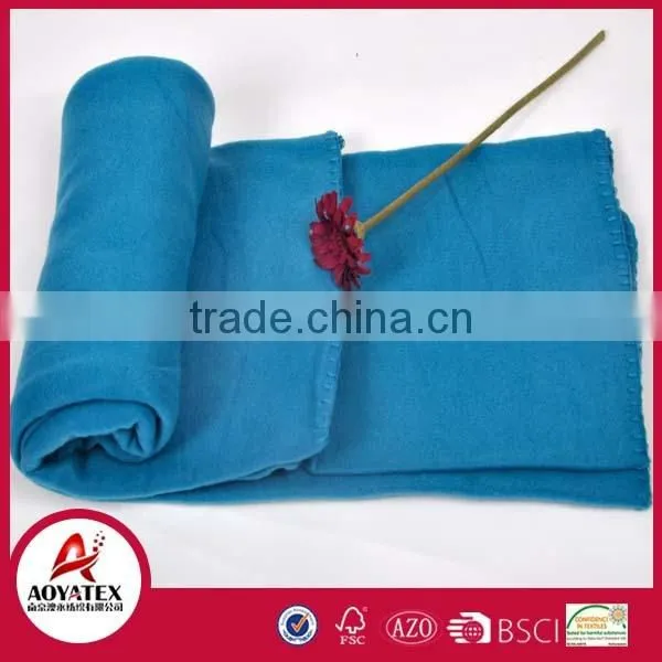 Home Textile 100% Polyester Full Size Wholesale Custom Embossed Fleece Blanket photo-4