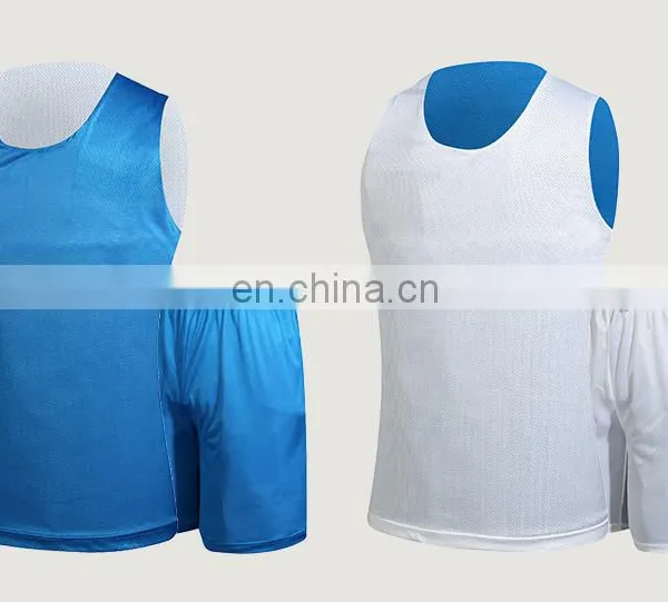 Custom Team Youth Polyester Reversible Basketball Uniforms photo-5
