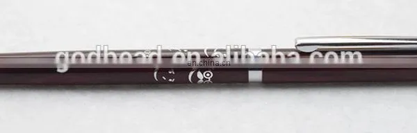 1Pcs/Lot Stainless Steel Metal Pen Business Advertisement Pen Pen Office School Supplies photo-4