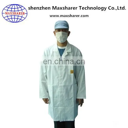 Wholesale Customized Logo Esd Antistatic Cleanroom Working Smock Uniform photo-6