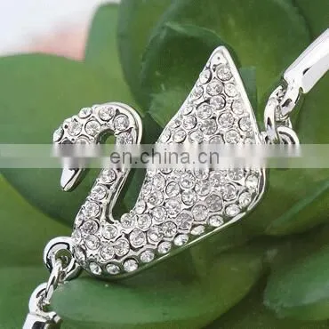 Austrian Crystal Bracelet Ballet Swan Silver Bracelet photo-6