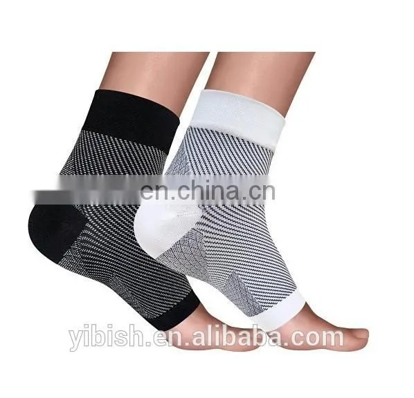 Athletic Knitted Open Toe Compression Ankle Socks For Sports#YLW-03 photo-4