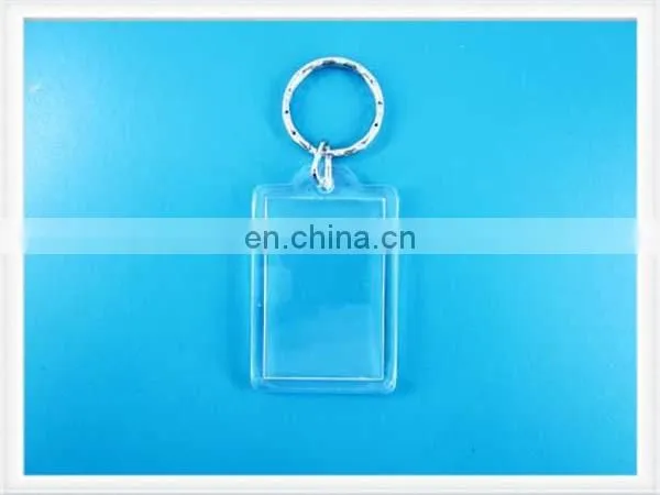 55.5*43mm Custom printing blank Acrylic keychain