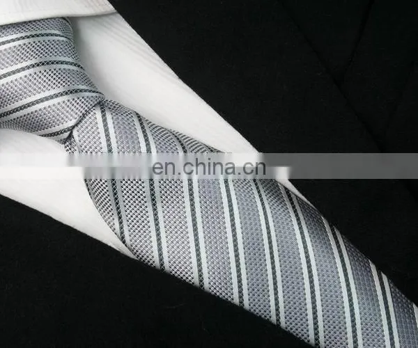 Factory Wholesale Stripe Slim Knitted Necktie photo-3