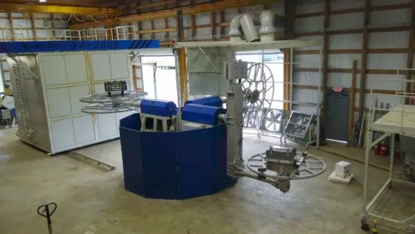 3A-3000 Rotational Molding Automatic Machine for Making Plastic Furniture Sofa photo-2