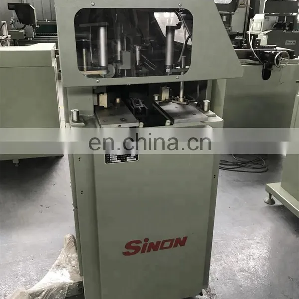 Automatic Three Cutter UPVC Window Door Corner Cleaner Machine photo-3